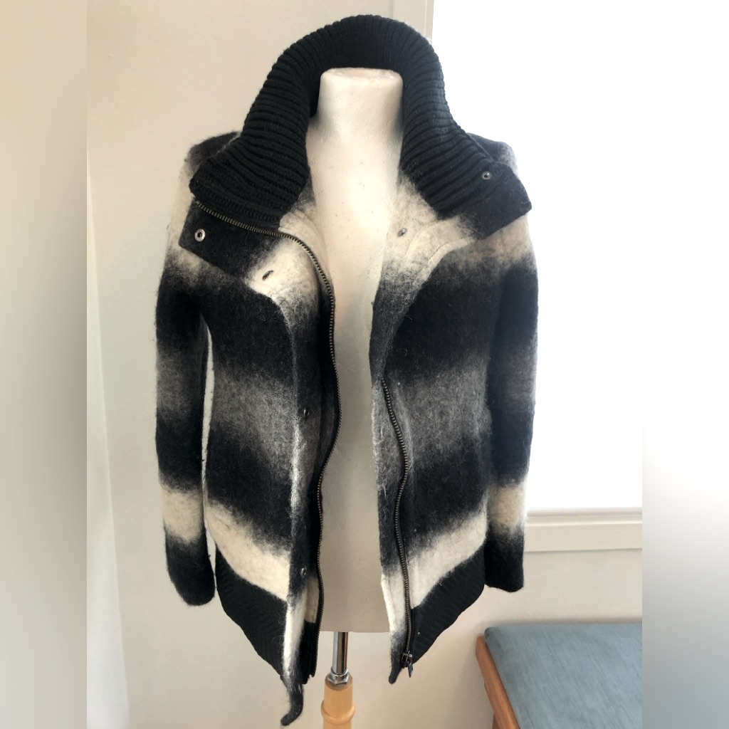 Banana Republic Mohair Wool Bomber Jacket Sz M/L